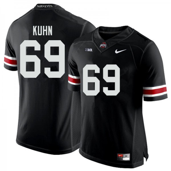 Ohio State Buckeyes #69 Chris Kuhn Men Football Jersey Black OSU17147